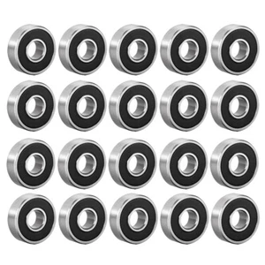 20pcs 607-2RS Deep Groove Ball Bearings Double Sealed High Carbon Steel Z1 - Picture 1 of 5