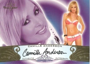 Tarjeta autógrafa Benchwarmer 2010 Signature Series - 16A "Camille Anderson" - Imagen 1 de 1