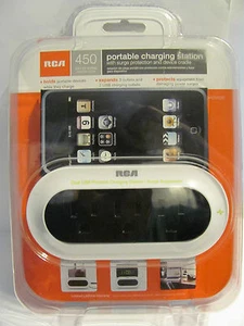 RCA 450 Portable chargin station with surge protection and device cradle **New* - Picture 1 of 1