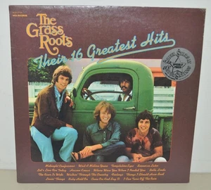 The Grass Roots Their 16 Greatest Hits Vinyl LP DS 50107 W-1 1980 - Imagen 1 de 7