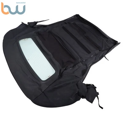 Soft Top & Heated Glass Window Convertible For Ford Mustang 2005-2013 2014 Black - Image 1 of 4