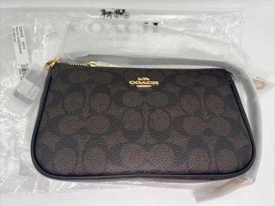 COACH CW426 IMXAQ Nolita 19 - Signature Canvas Gold/Walnut Brown/Black Bag Purse - Image 1 of 4