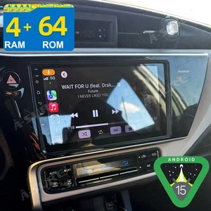 4+64GB Android 15 Car Stereo Radio For Toyota Corolla 2017-2018 Carplay GPS Navi - Picture 1 of 14
