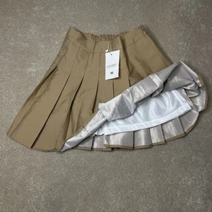 Sangtree NWT Khaki Uniform Pleated Skirt with shorts under Youth 11-12 (160) - Picture 1 of 12