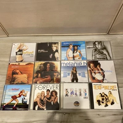 HUGE SPICE GIRLS MELANIE B MELANIE C GERI HALLIWELL CD LOT OF 12 - 9 IMPORTS!!! - Image 1 of 4