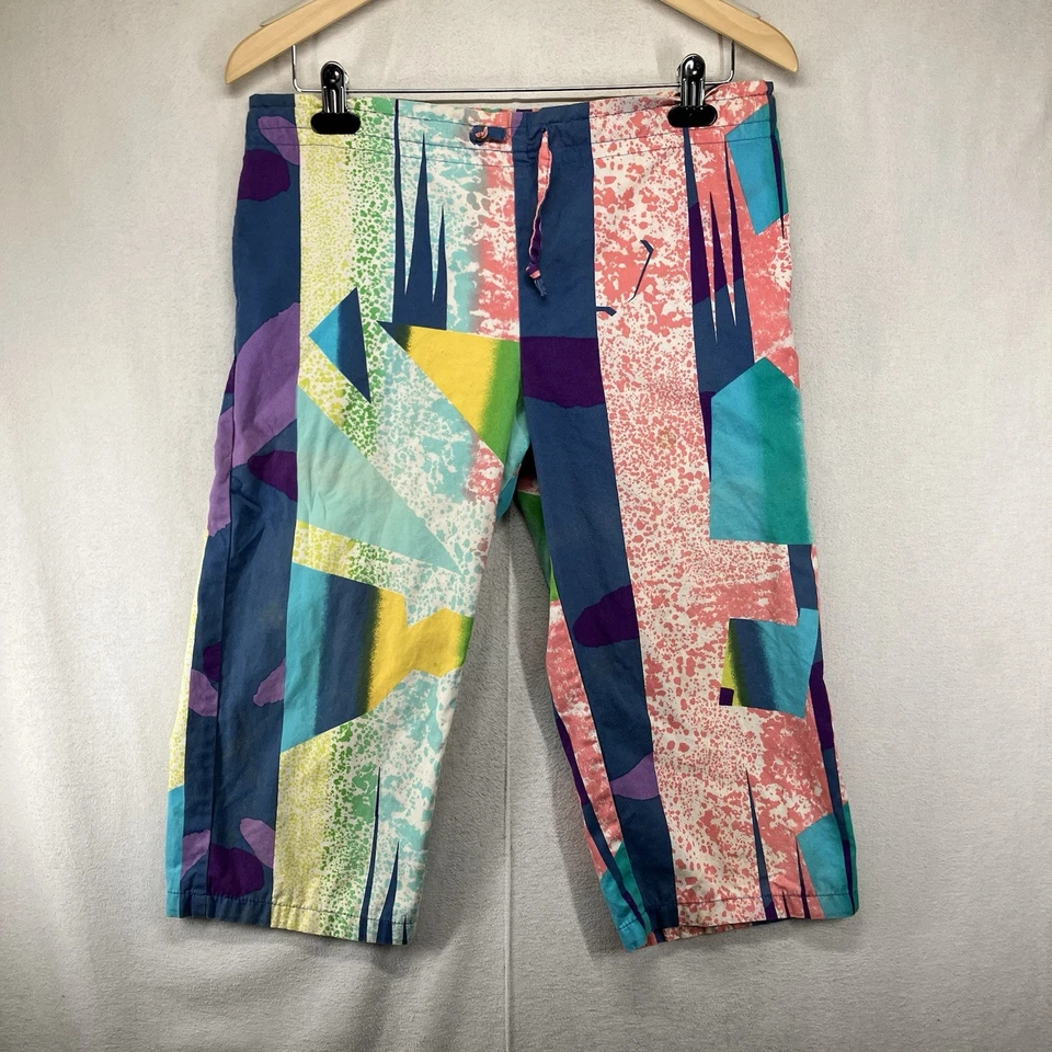Pantalones Cortos Surf Line Jams Multicolor Años 80 Originales "Grandes" 33x18 Foto 1 de 4