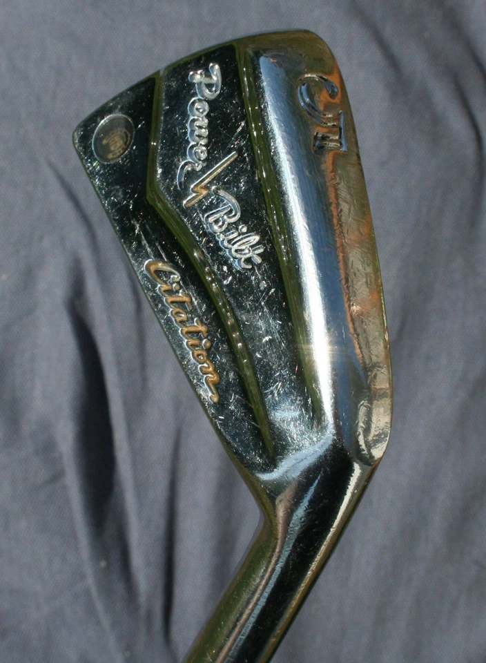 Para Hombres Power Bilt Forjado Citación # 5 Hierro Original Eje de Acero Powerbilt Foto 1 de 4