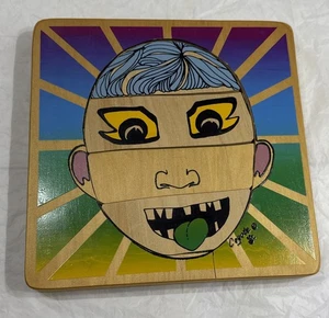 Vintage Coyote Collections  Adventure Puzzles Wooden Faces Puzzle - Picture 1 of 10