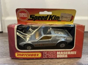 Matchbox Speed Kings K-56 Maserati Bora 1:43 Scale 1976 in Box Vintage - Picture 1 of 5