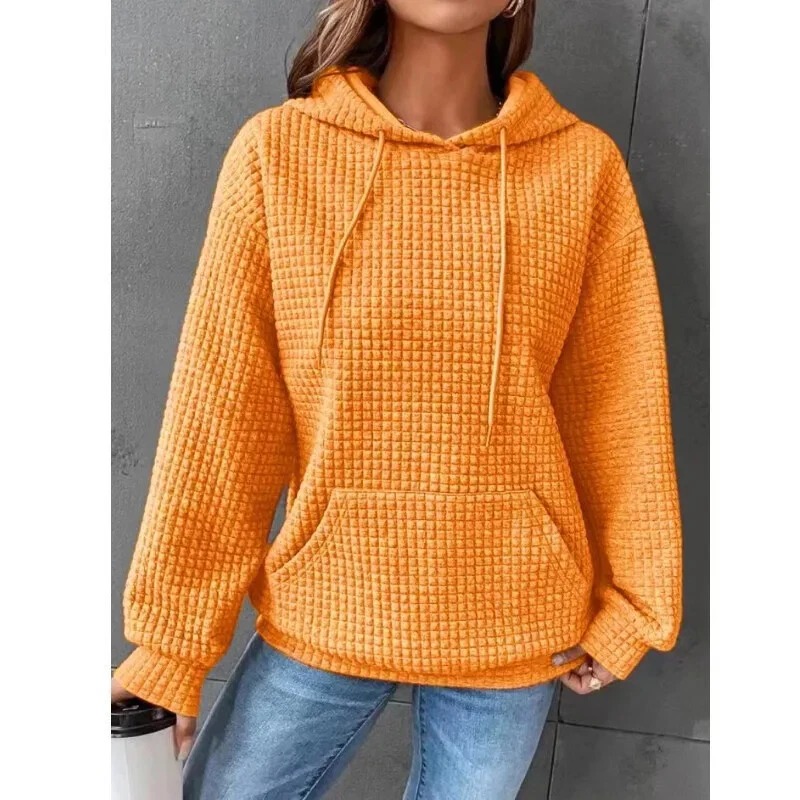 Sudadera con Capucha Chaqueta Suéter Para Mujer Pullover Invierno Cálido Bolsillos *20% DE DESCUENTO* Foto 1 de 4