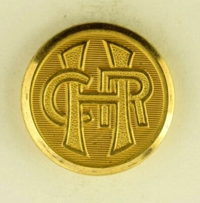 1916 Hawaii Consolidated Railroad Hilo Uniform Button Original 3 G3 - Image 1 of 2