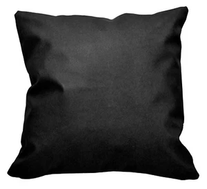 Pc501a Black Cross Faux Leather PVC Cushion Cover/Pillow Case*Custom Size* - Picture 1 of 7