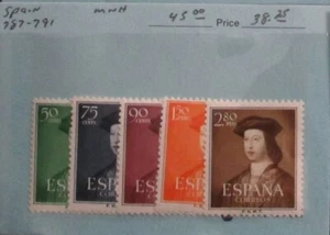 Spain 787-791 MNH complete set - Picture 1 of 1