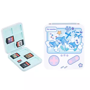 Estuche para tarjetas de juego GeekShare Shark Switch 12 juegos + ranura para tarjetas 12SD - Imagen 1 de 10