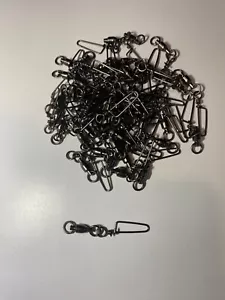 50 Snap Swivels #4 Stainless Steel Coastlock Fishing Duck Goose Decoys Trot Line - Picture 1 of 3