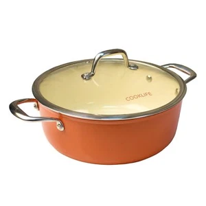 5 Quart Lightweight Enameled Cast Iron Dutch Oven with Lid - Dual Handles - Picture 1 of 7
