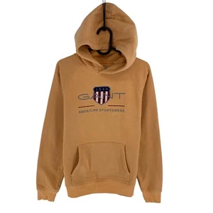 GANT Boys Brown Archive Shield Hoodie Jumper Sweater Size 15 Years 170 cm - Picture 1 of 11