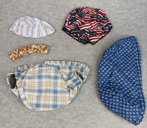 Longaberger Korb Stoff Einlagen verschiedene Größen und Muster 5 Stück Neu mit Karton - Bild 1 von 12