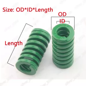 OD 8 mm-40 mm ID 4 mm-20 mm Schwerlast (TH) Grün Form Druckfedern - Bild 1 von 5