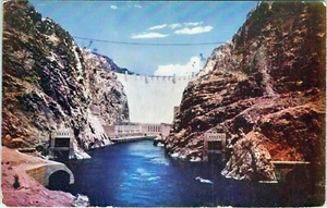 Hoover Boulder Dam C628 Nevada Postcard Unposted - Picture 1 of 2