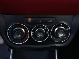 Fits Alfa Romeo MiTo 2008-2016 Aluminium Ringe für Lüftungsregler Heizungsregler - Bild 1 von 8