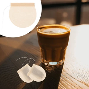 100 Pcs Tee Tasche Filter Papier Wiederverwendbare Tee Tee Filter - Bild 1 von 12