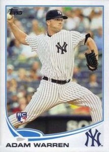 2013 Topps Mini #469 Adam Warren Yankees NM-MT (RC - Rookie Card) 