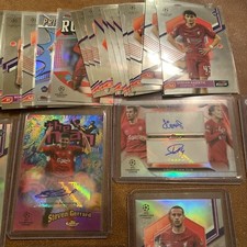 2023 Topps Finest LIVERPOOL X(38) Steven Gerrard Auto Carragher Dijk X(6) Auto