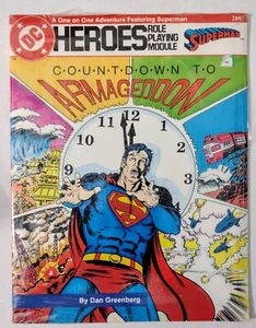 DC Heroes RPG module - Countdown To Armageddon Starring Superman - New + Sealed - Picture 1 of 2