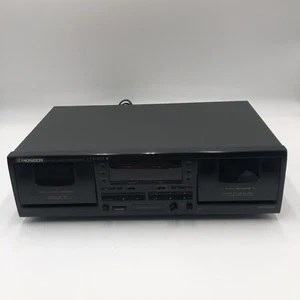 Pioneer CT-W403R Stereo Dual Double Cassette Deck Player Auto Reverse getestet - Bild 1 von 8
