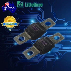 2Pcs 200A AMP MIDI BOLT CAR FUSE FOR DUAL BATTERY AND MEGA SOUND SYSTEMS - Picture 1 of 4