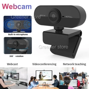 Caméra 1080P HD Ordinateur USB Intégré Microphone Web Réseau Caméra Auto Focus - Photo 1/13