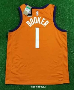 Air Jordan BOOKER NBA Phoenix Suns Swingman Jersey, Orange, Size XL - Picture 1 of 12