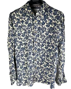 BRAINTREE Paisley Print Hemp & Organic Cotton Long Sleeve Shirt Size L NEW - Picture 1 of 11