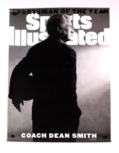 1997 Sports Illustrated Dean Smith Mag. Cover Poster Sportsman of the Year - Picture 1 of 5