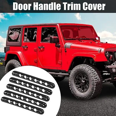 Inserciones de manija de puerta de aluminio para Jeep Wrangler JK 2007-2018 Foto 1 de 4