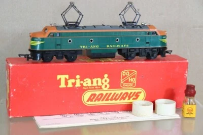 TRIANG R257 TRANSCONTINENTAL TR GREEN DOUBLE ENDED ELECTRIC LOCOMOTIVE 7503 3oc - Image 1 of 4