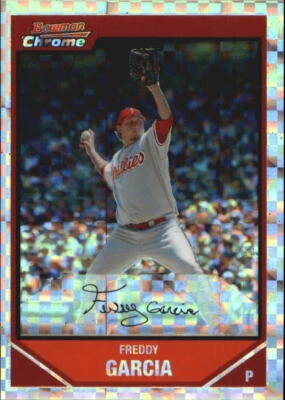 2007 Bowman Chrome X-Fractors #31 Freddy Garcia /250 - NM-MT - Image 1 of 2