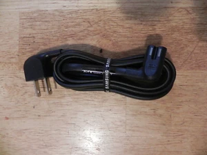 NEW Genuine Samsung Power Cord For MOST model LED TVs 90 Degree Ends Both Sides - Picture 1 of 3