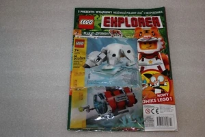 Lego Exploler 7/2023 Magazine COMICS + 2 POLAR BEAR + SUBMARINE Figurines - Picture 1 of 3
