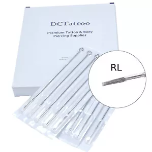 Clearance premium Tattoo Needles (1 Full Box x50 Needles) RL, RS, FLAT, CM, M1 - Picture 1 of 5