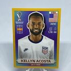 FIFA World Cup Qatar 2022 Panini Gold Sticker Kellyn Acosta Rookie USA 12