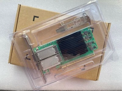 Dell Mellanox MCX516A-CDAT 9FTMY 71C1T 100GbE Dual Port QSFP28 Network Adapter - Image 1 of 3