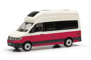 Herpa 096294-003 VW Crafter California 600 Blanco Candy/Crema Rojo HO 1:87 NUEVO - Imagen 1 de 1