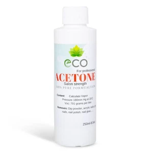 100% Pure Acetone Superior Quality Nail Polish Remover, Salon Formula - 250 ml - Picture 1 of 1