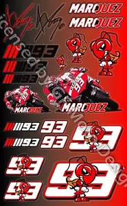Marquez 93 Satz Aufkleber Moto GP 20 Decal Repsol Honda - Bild 1 von 1