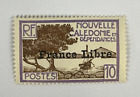 Timbre Français Nouvelle-Calédonie Scott 222 - France Libre Overprint 1941 (Neuf) 51_69