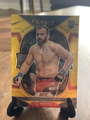 2023 Select UFC Azamat Murzakanov Concourse H2 True Gold Prizm Rookie RC /10 - Image 1 of 2