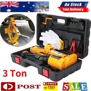 Automotive Electric Scissor Jack Lift 3 Ton 12V DC Remote Hoist SUV Van Car Jack - Picture 1 of 12
