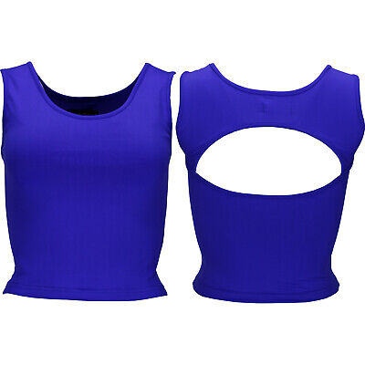 New Ladies Running Vest Womens Sports Bra Crop Top Fitness Training Gym Yoga • 3.59€